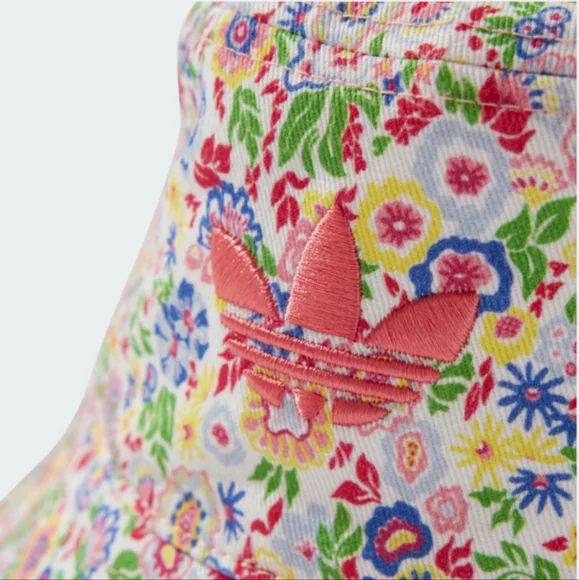 NWT Liberty Of London Floral Print Bucket Hat Adidas Originals Collab OSFY - Picture 10 of 10